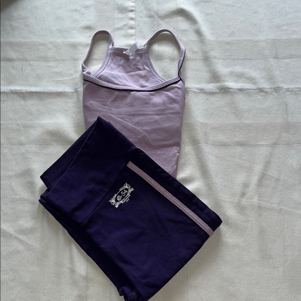 GEF Purple & Lavender Activewear Set Size Large